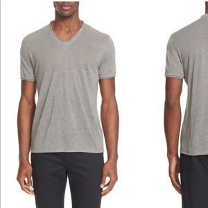 NWOT John Varvatos Vneck Linen Tee